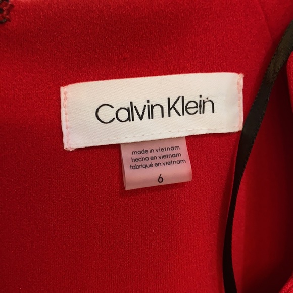 Calvin Klein | Red Dress - Picture 5 of 6